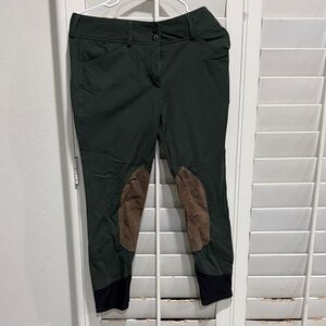 Women's Green Riding Pants